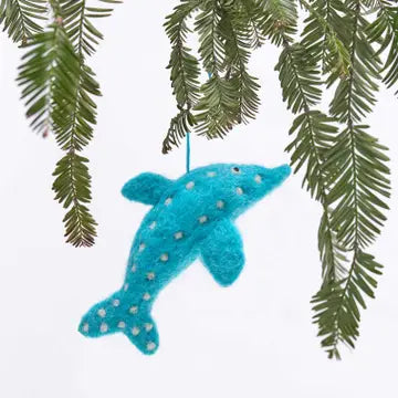 Felt Dolphin Ornament