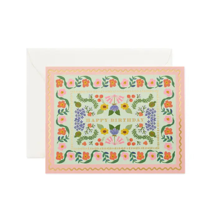 Sicily Garden Birthday Card
