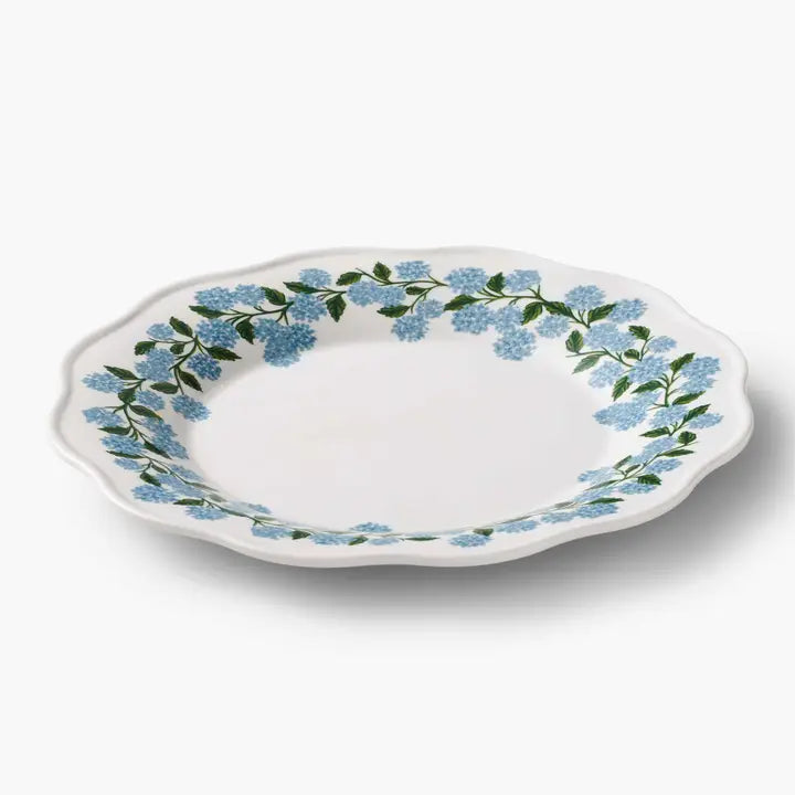 Hydrangea Melamine Dinner Plates