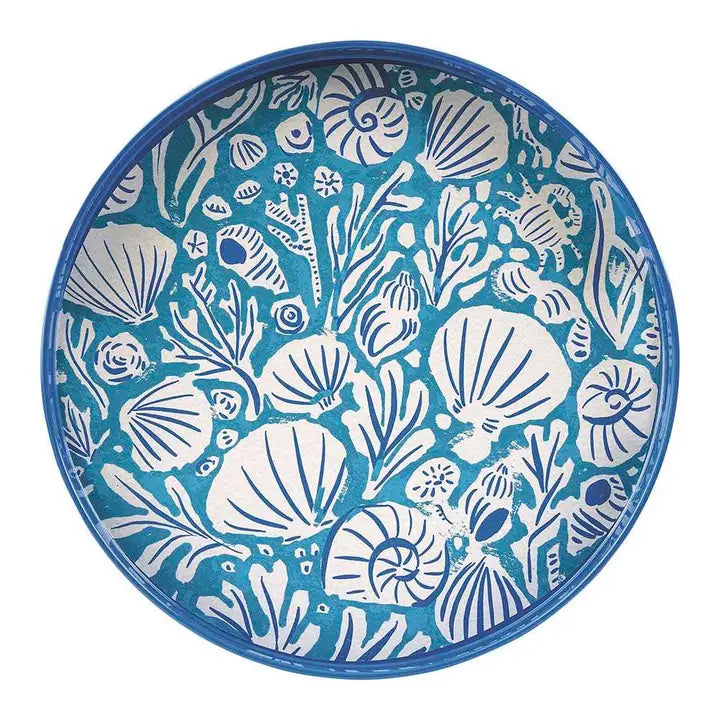 Sea Life 15" Round Tray