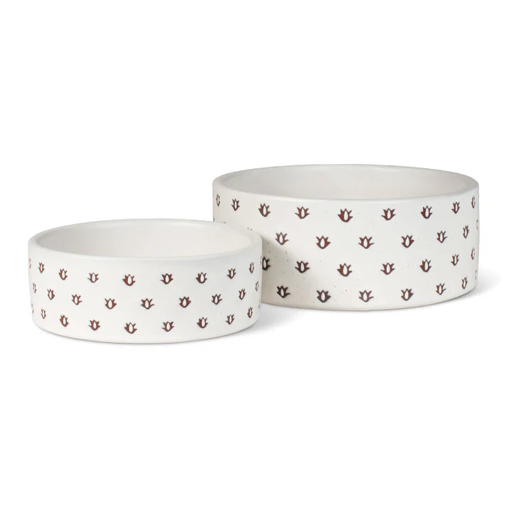 PETSHOP SPECKLED BLOCK BONE DOG BOWL