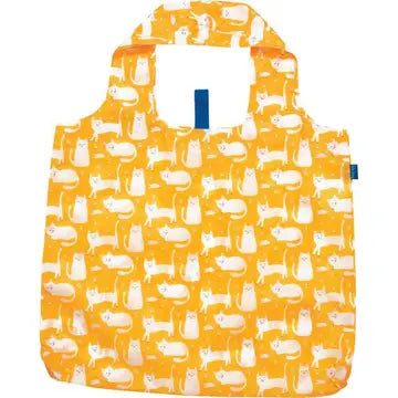 Yellow Kitty Cats Reusable Shopper Tote