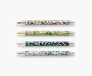 Mistletoe Metallic Gel Pen Set of 4