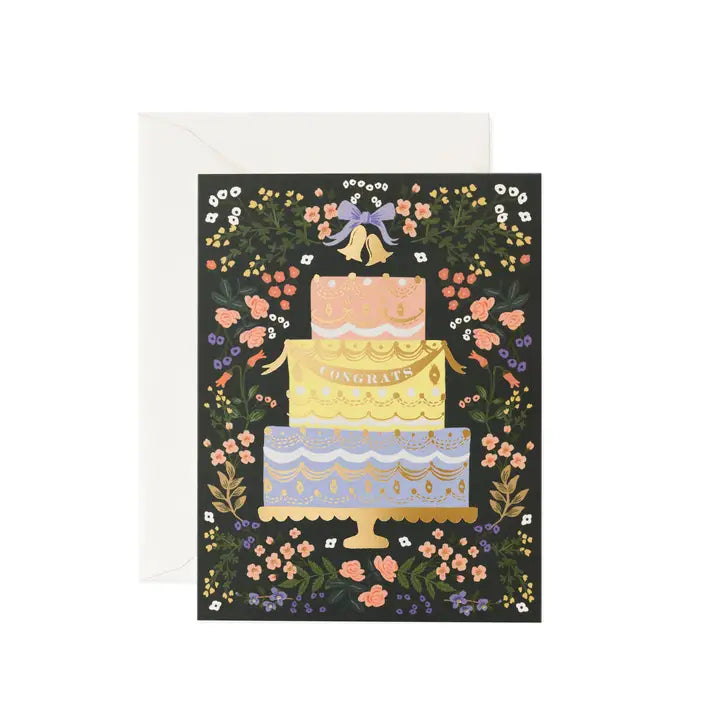 Woodland Wedding Cake Card