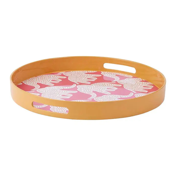 Elephant 15" Round Tray