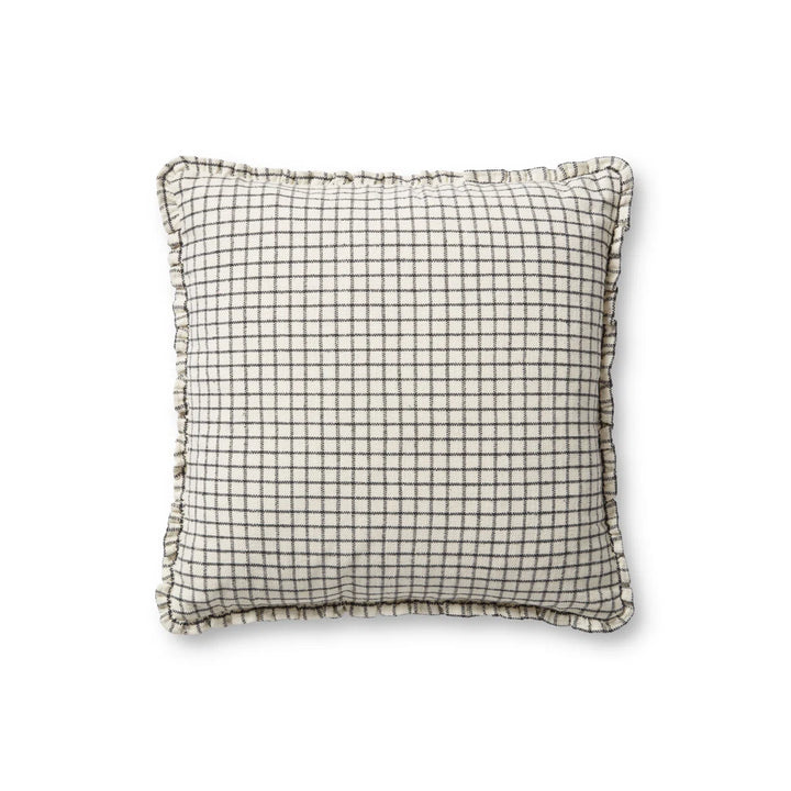 Pillow Ivory/Black 18x18