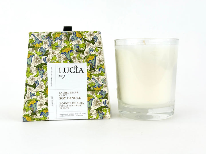 Olive Oil & Laurel Leaf Soy Candle