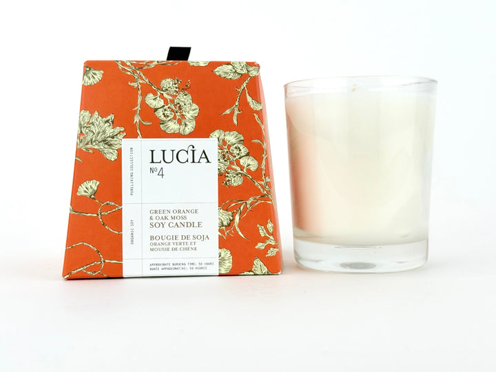 Green Orange & Oak Moss Soy Candle
