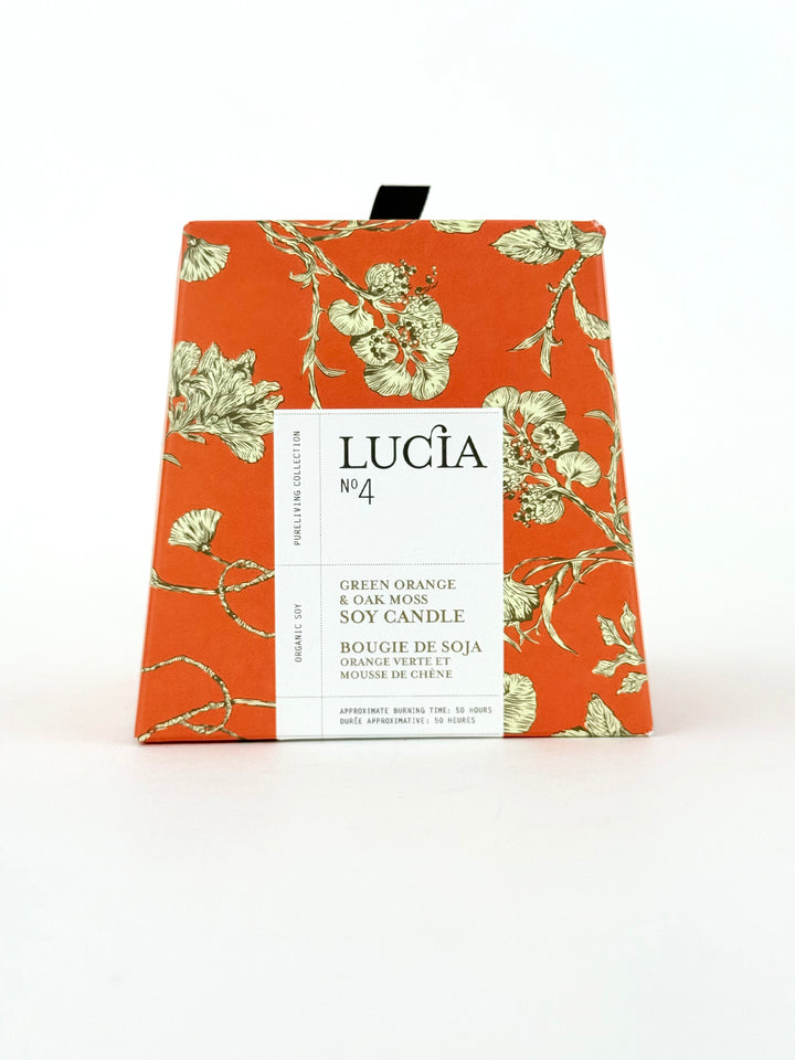 Green Orange & Oak Moss Soy Candle