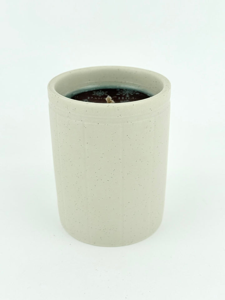 Peppermint Bark Crock Candle