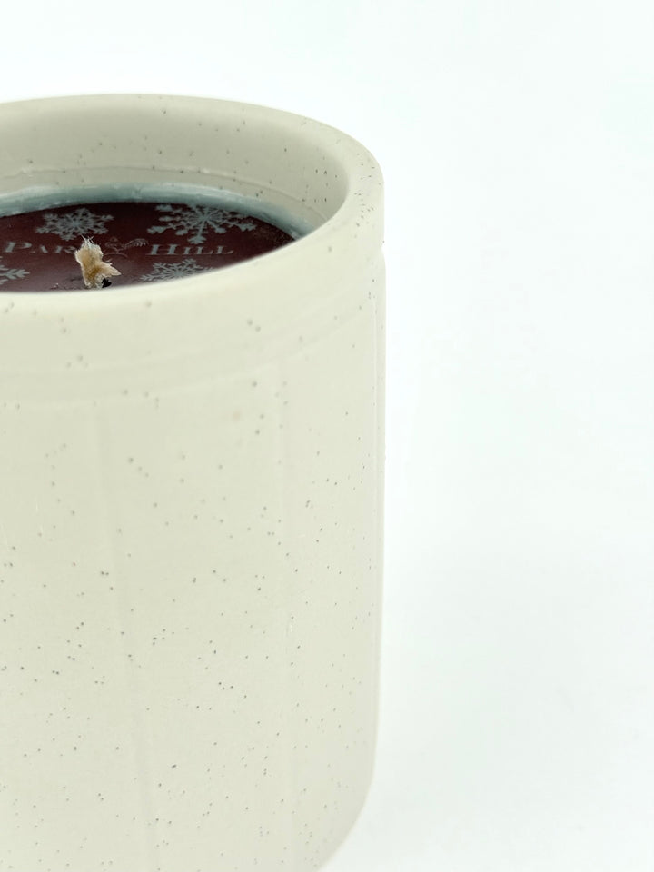 Peppermint Bark Crock Candle