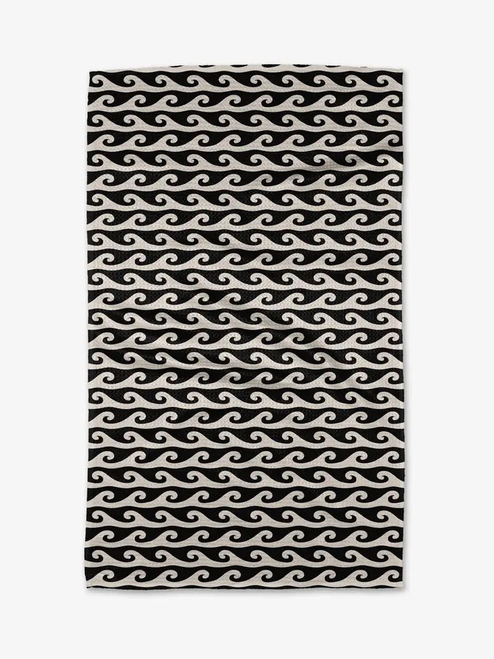 Rolling Waves Tea Towel