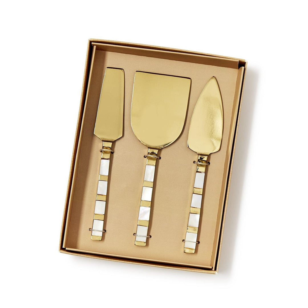 Mother Of Pearl Cheese Knife Set