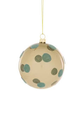 Polka Dot Pine Bauble
