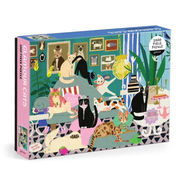 Glamour Cats Puzzle, 1000 Pieces