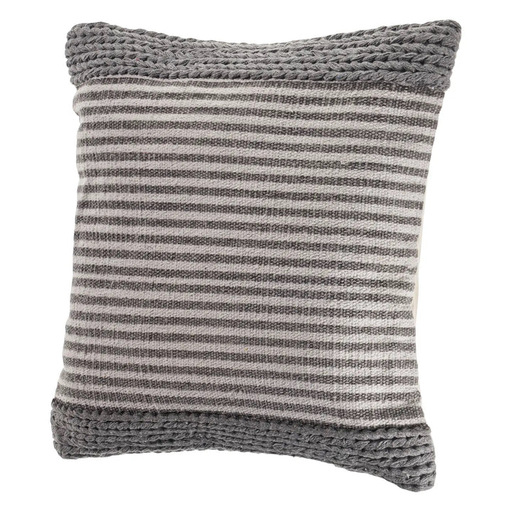 Farmhouse Striped & Textured Pillow, 20" x 20"