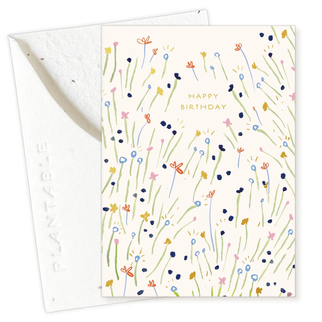 Sweetest Stems Sprout - Birthday Mini Card