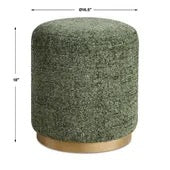 Green Gumdrop Ottoman