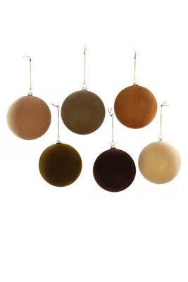 Large Crushed Velvet Ball Ornament