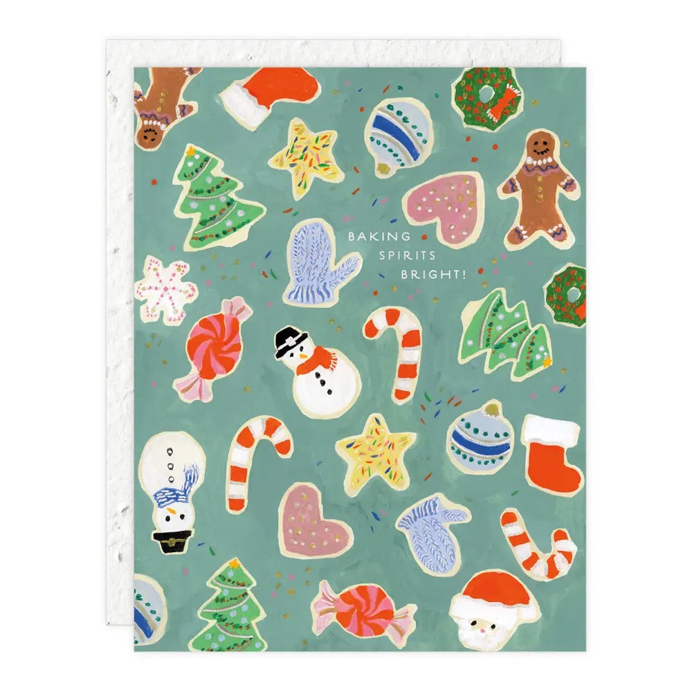 Baking Spirits Bright Greeting Card