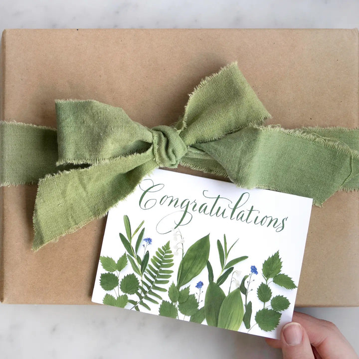 Lily Of The Valley Congratulations Card