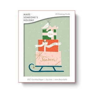 Gifting Sleigh Holiday Boxed Card Set