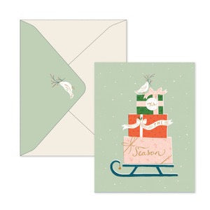 Gifting Sleigh Holiday Boxed Card Set