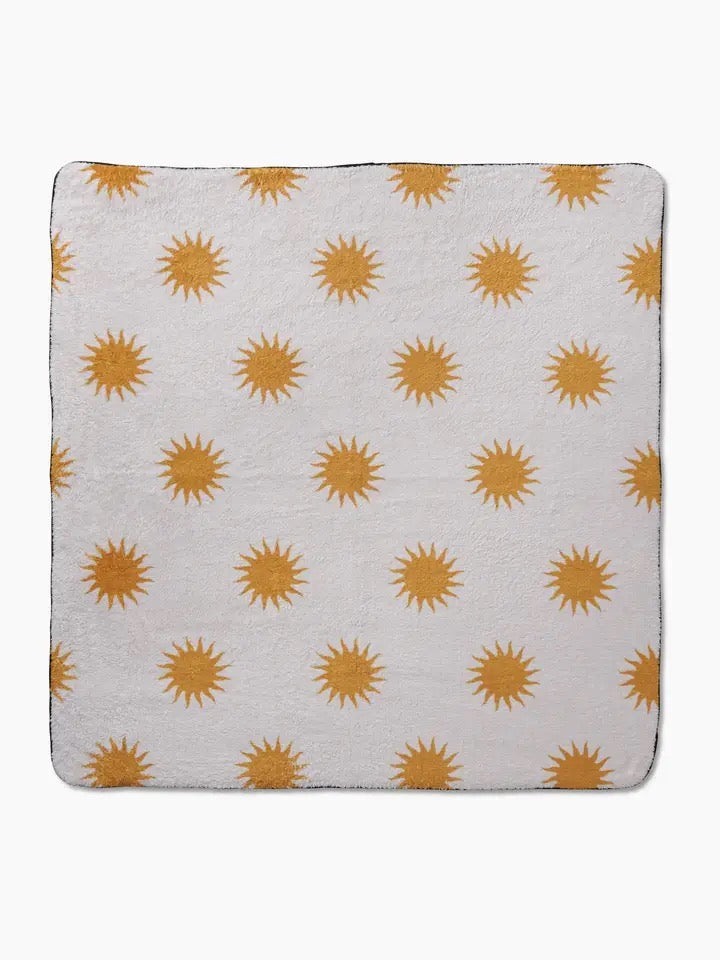 Feeling Sunny Plush Dog Towel