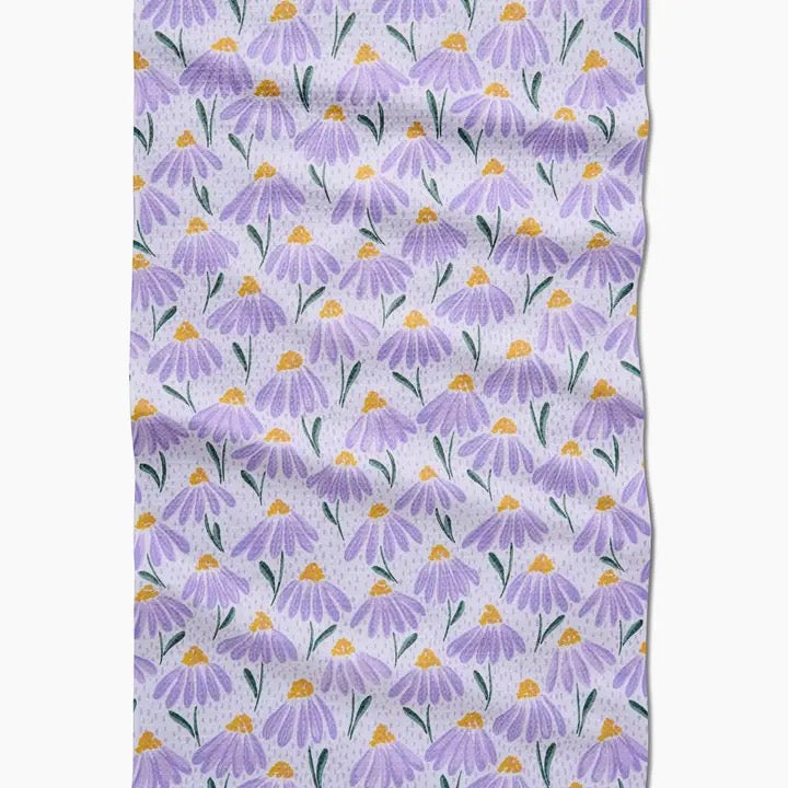 Upside Down Daisy Tea Towel