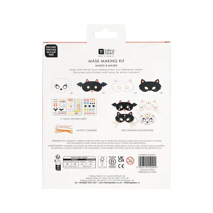 Make Your Own Halloween Mask Kit