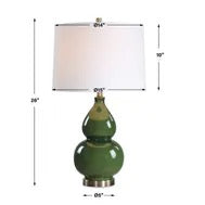 Chatham Table Lamp, Green