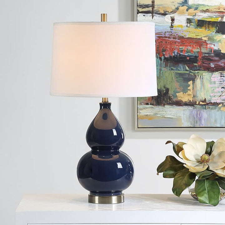 Chatham Table Lamp, Navy