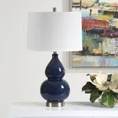 Chatham Table Lamp, Navy