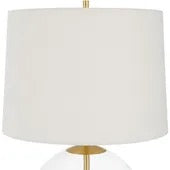 Eastham Glass & Brass Lamp, Round