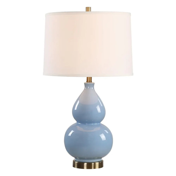 Chatham Table Lamp, Light Blue