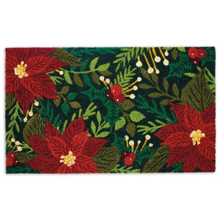 Poinsettias Doormat