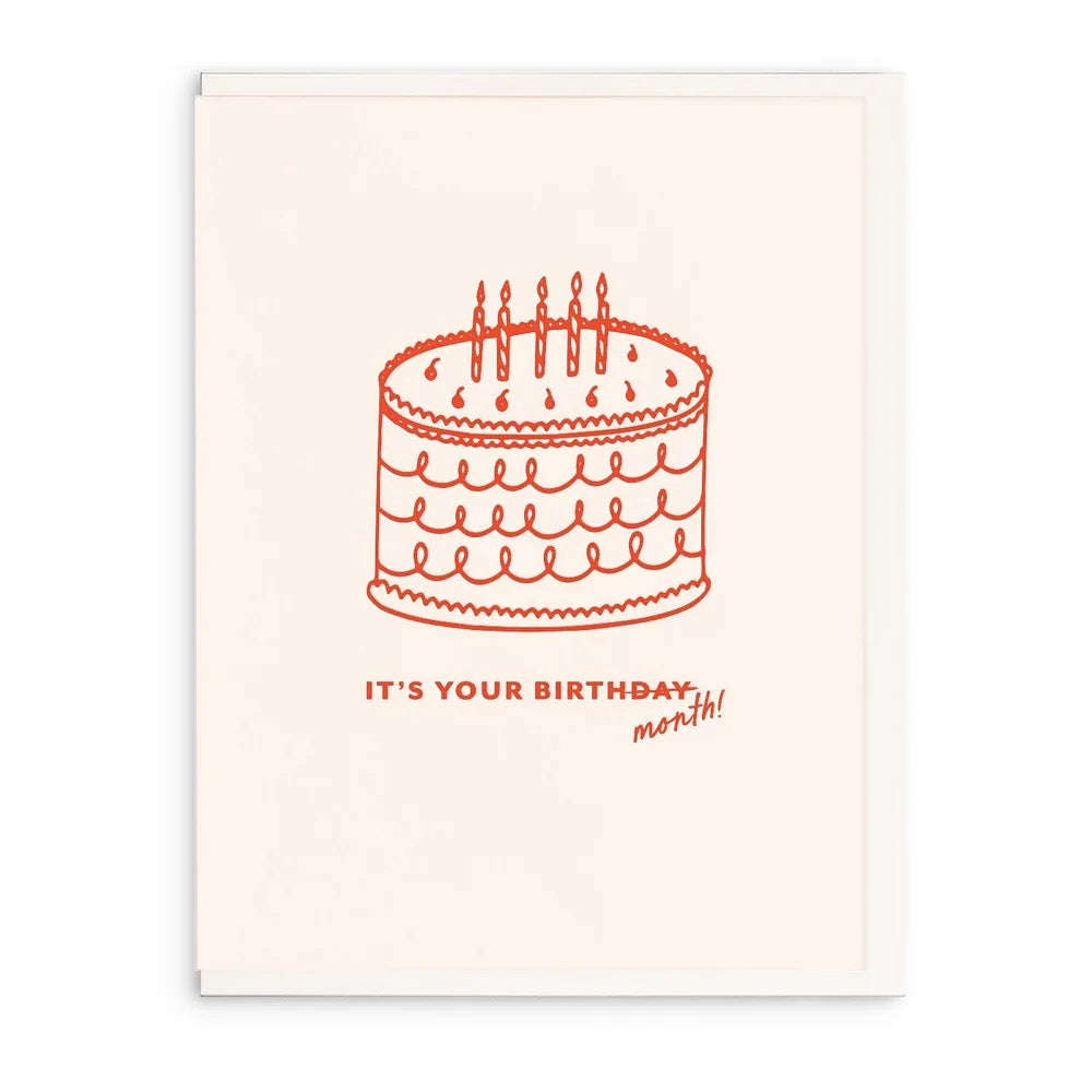 It's Your Birthmonth Greeting Card