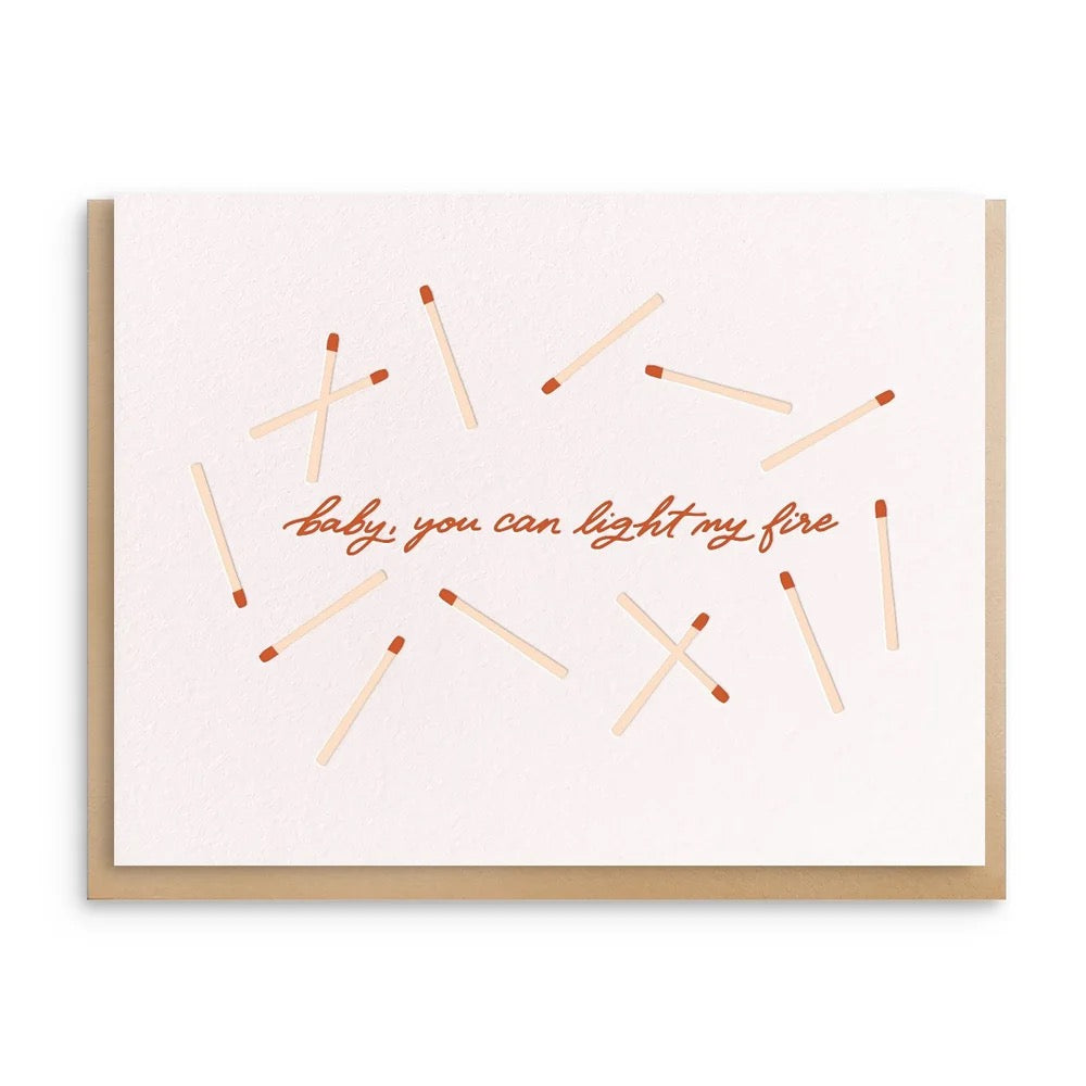 Matches Greeting Card