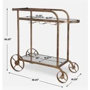 Gold Carrinho Bar Cart