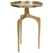 Hudson Accent Table, Gold