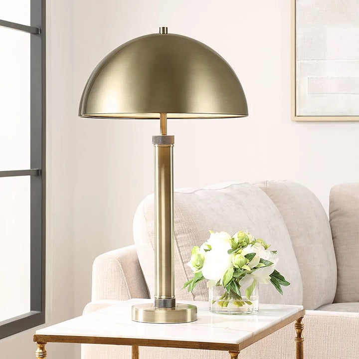 Brass Library Table Lamp