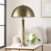 Brass Library Table Lamp