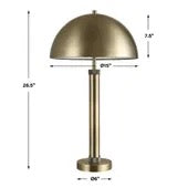 Brass Library Table Lamp