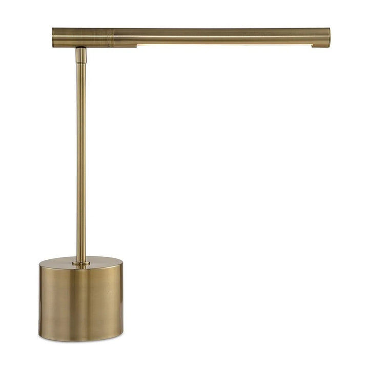 Skyline Desk Lamp, Antique Brass