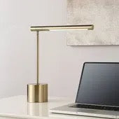 Skyline Desk Lamp, Antique Brass