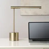 Skyline Desk Lamp, Antique Brass