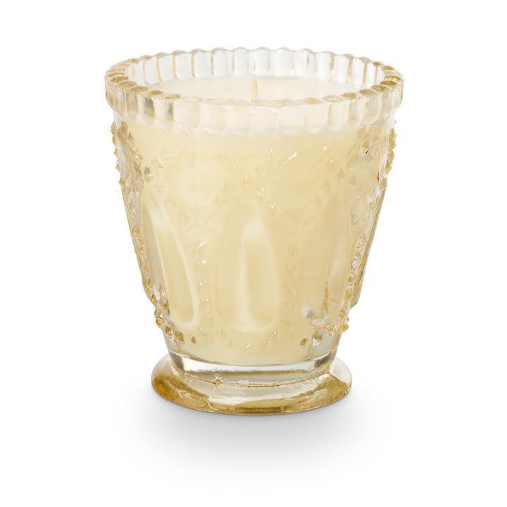 Meadow Thistle Candle In Pressed Glass Jar