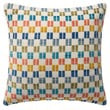 Multicolor Checkerboard Indoor/Outdoor Pillow, 22" x 22"