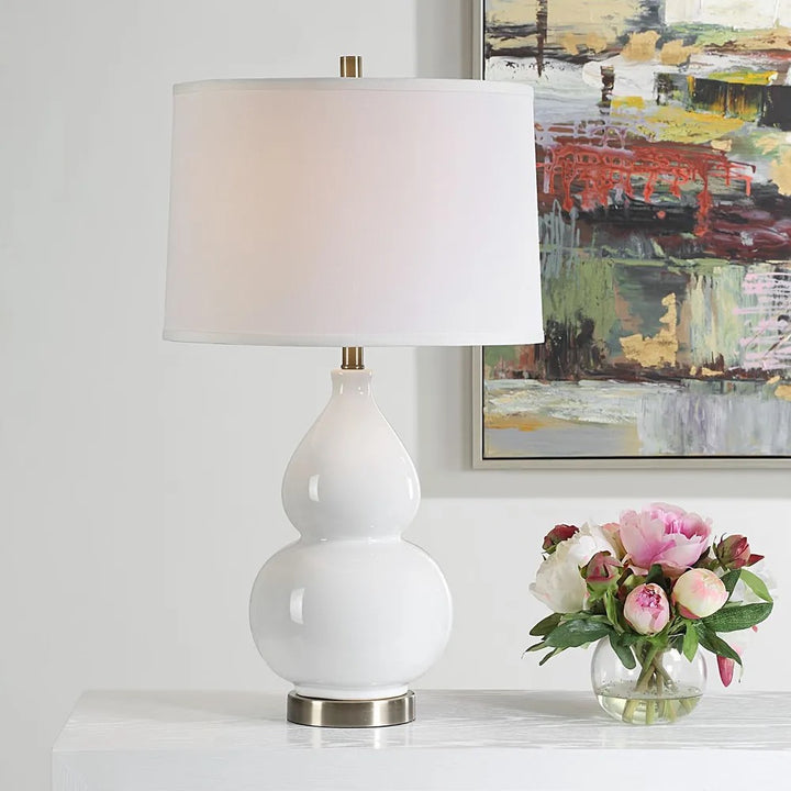 Chatham Table Lamp, White