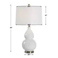 Chatham Table Lamp, White